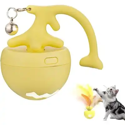 UAMLY Pelota interactiva inteligente para gatos - AMARILLO - Uamly - Comparador de precios