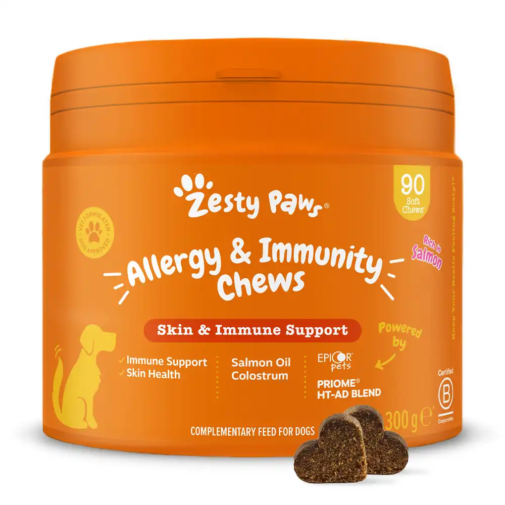 Zesty Paws Allergy & Immunity Chews Salmón - 90 comprimidos