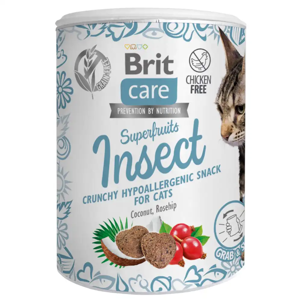 Brit Care Cat Snack Superfrutas e Insectos - 100 g - Brit Care - Comparador de precios