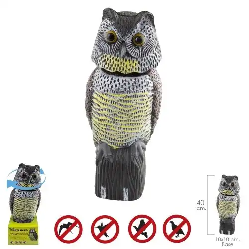Búho ahuyentador de pájaros color Varios - SATURNIA - Comparador de precios