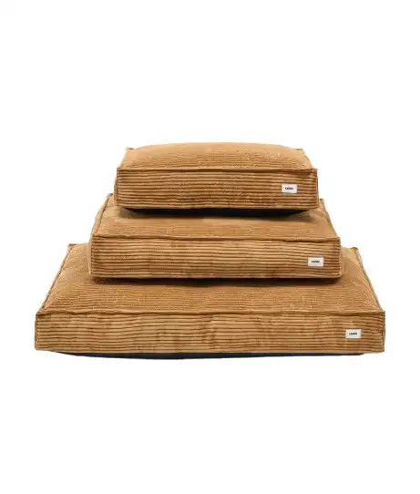 CAFIDE Cama pana CUADRA mostaza para perro - 90x78x15 cm - Cafide - Comparador de precios