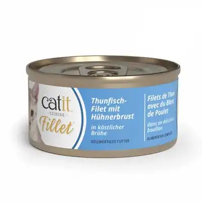 Catit Cuisine Filete de atún - Filete de atún con pollo (75 g) - Catit - Comparador de precios