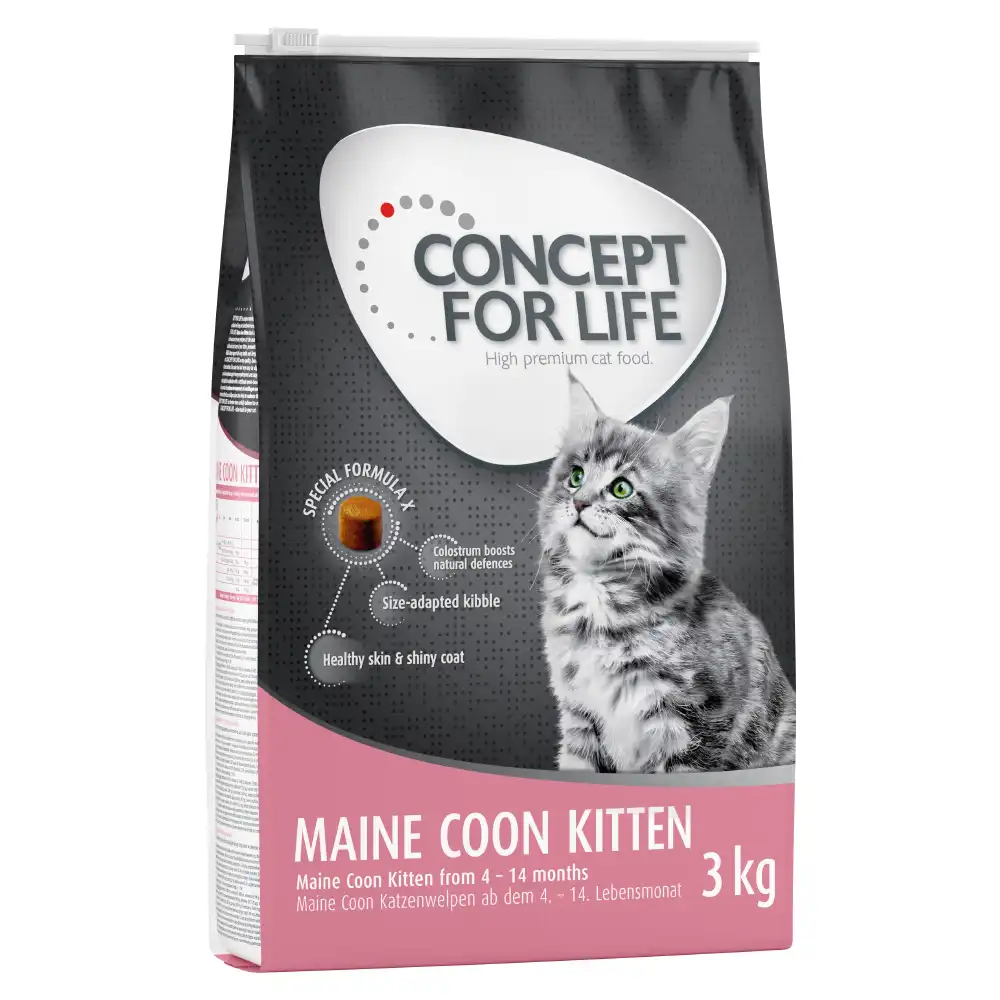 Concept for Life Maine Coon Kitten - 3 kg - Receta mejorada
