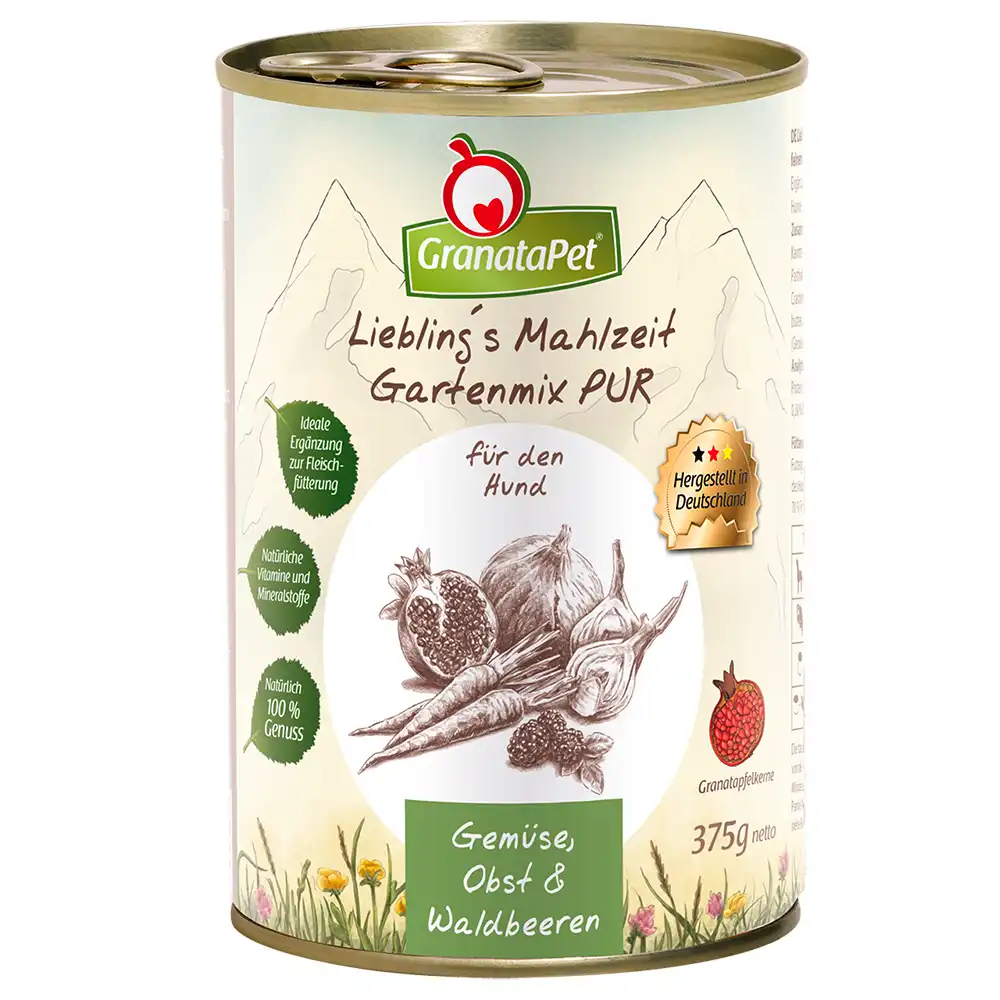 GranataPet Liebling's Mahlzeit Selección de la huerta - 6 x 375 g