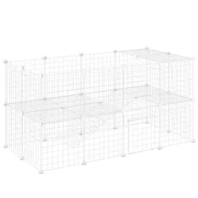 PawHut Parque para Mascota 146x73x73 cm Blanco - 1 Article - PawHut - Comparador de precios