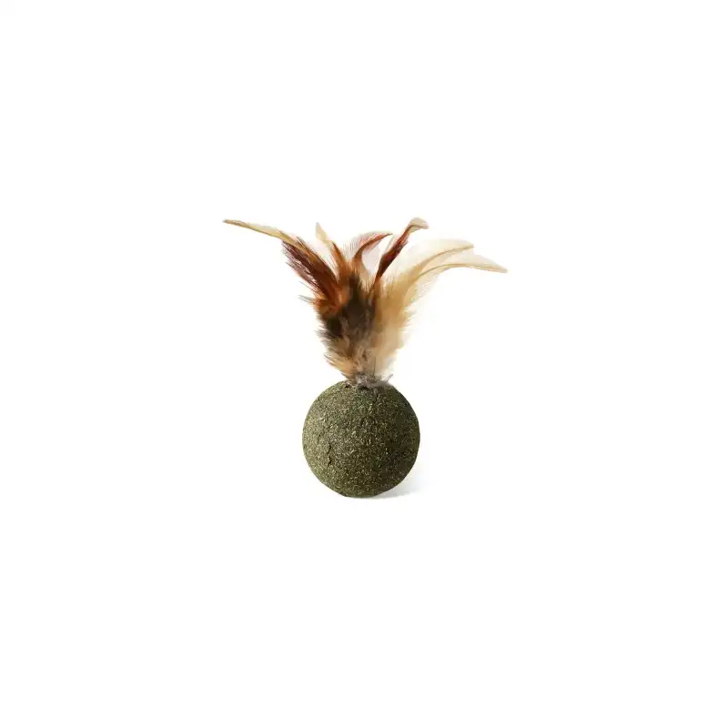 Pelota De Catnip Con Pluma Nayeco Para Gato 4,2 Cm 1 Unidad. - Nayeco - Comparador de precios