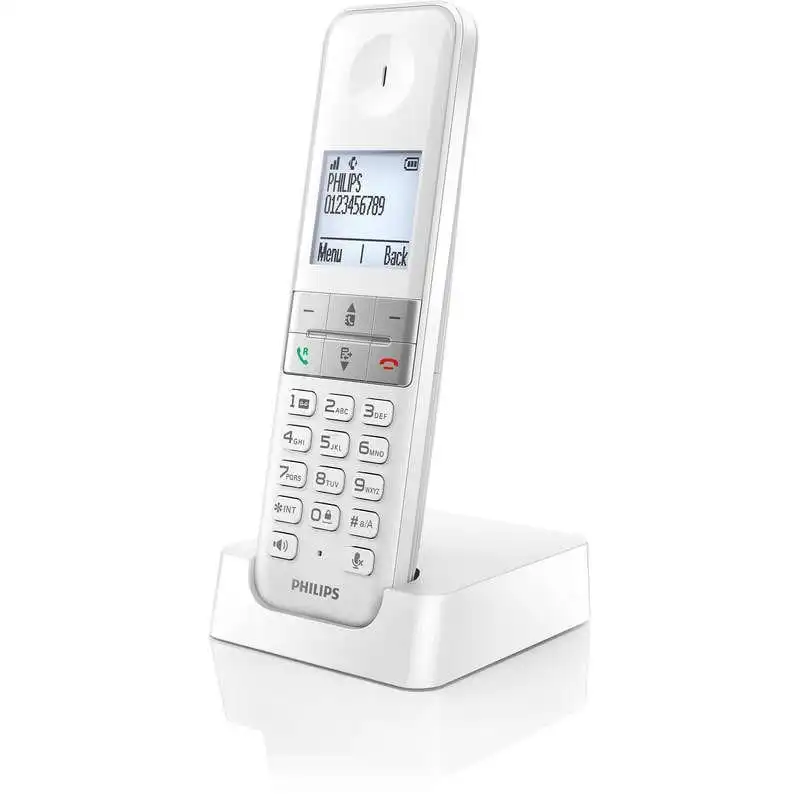 Philips D4701W/34 Teléfono Inalámbrico Blanco
