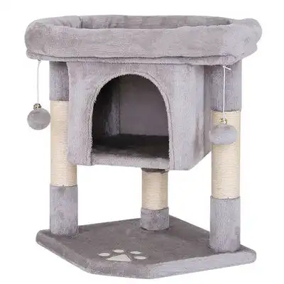 Rascador Lionto para gatos, 60 cm - gris claro - Lionto - Comparador de precios