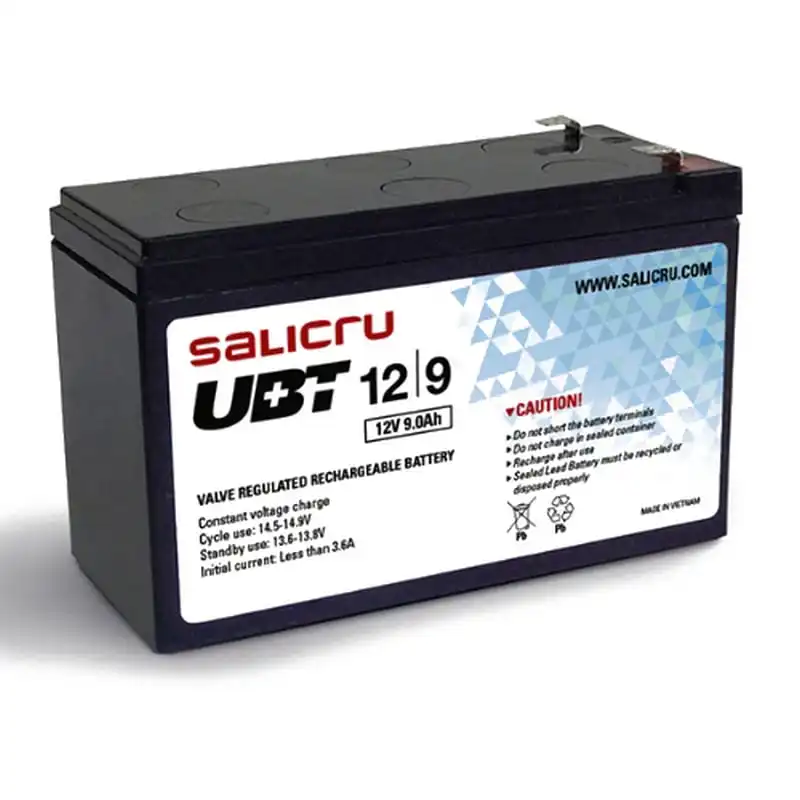 Salicru UBT 12/9 Batería para SAI/UPS 9aH 12v