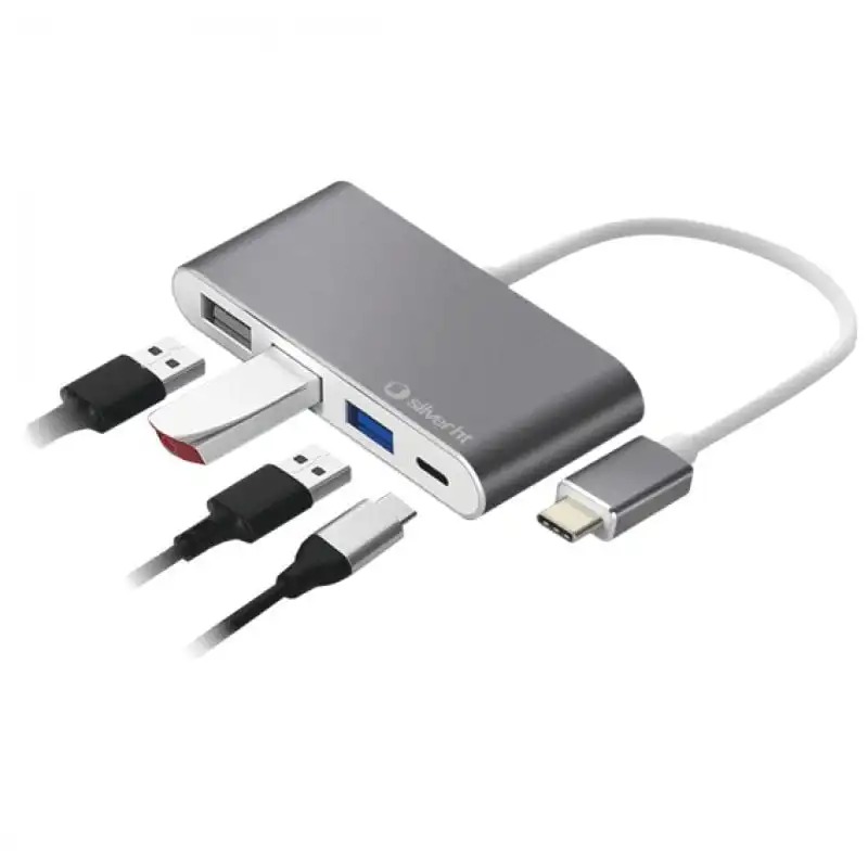 SilverHT Hub USB-C 4 en 1