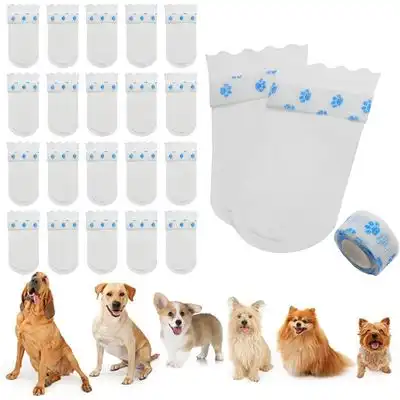UAMLY Fundas desechables para las patas de los perros - L.20 piezas - Uamly - Comparador de precios