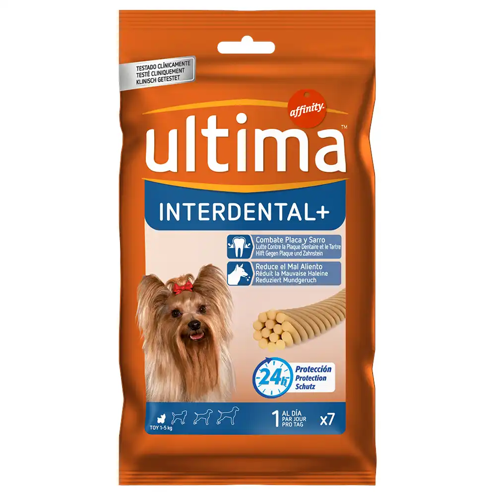 Ultima Interdental Toy snacks para perros - 70 g
