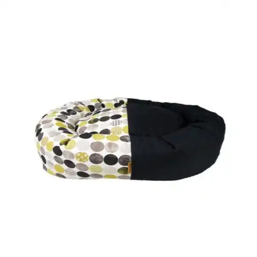 Cuna Donuto Puntos para perros color Negro - Thepetlover - Comparador de precios