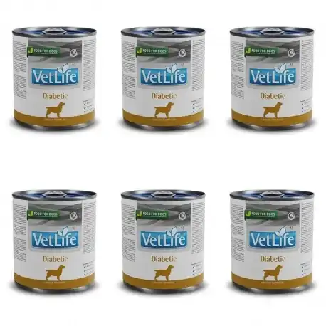 Farmina VetLife Diabetic Comida Húmeda para Perros, 6x300gr - Farmina VetLife - Comparador de precios
