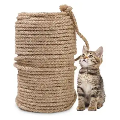 IntiMeg Cuerda rascadora para gatos de 50 m x 6 mm - Una pieza - IntiMeg - Comparador de precios