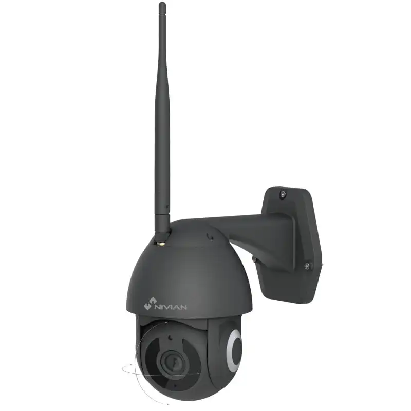 Nivian NVS-IPC-0S2B Cámara Vigilancia Exterior WiFi 360º 2K Negra