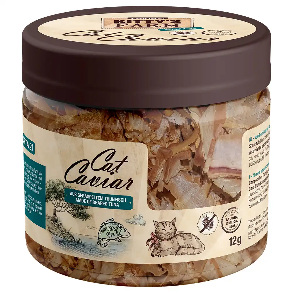 Porta 21 Kitty's Farm Caviar snack para gatos - 12 g