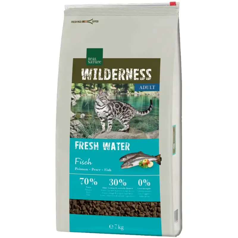 Real Nature Wilderness Fresh Water Para Gatos Adultos, Peso 7 Kg - Real Nature - Comparador de precios
