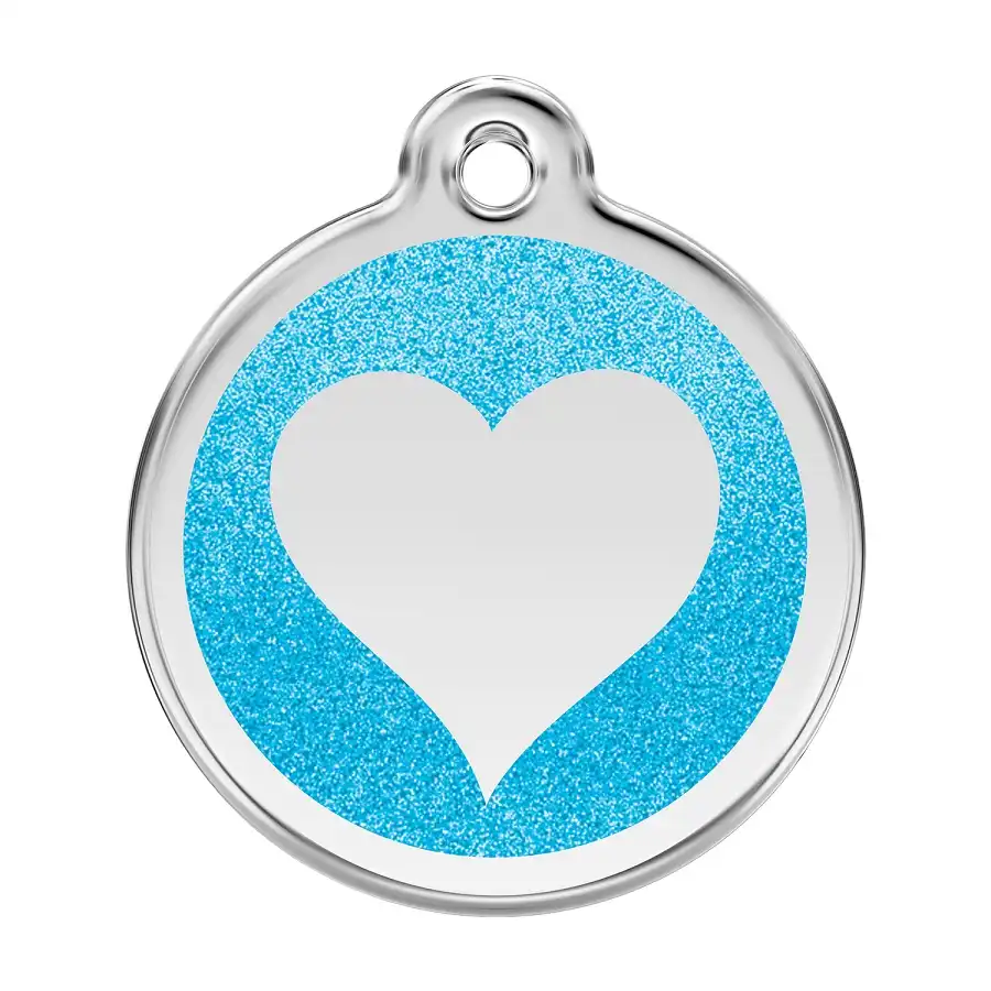 Placa identificativa Corazón Brillante Aqua S - RedDingo - Comparador de precios