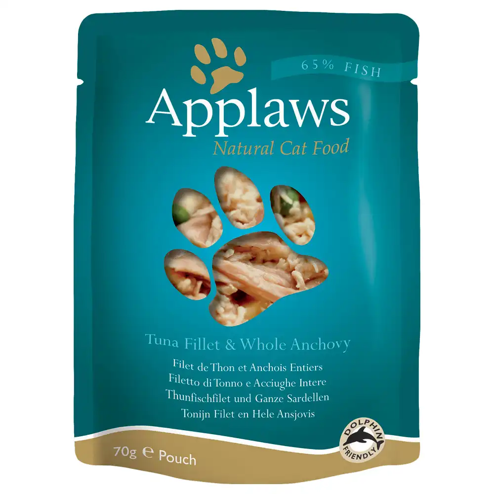 Applaws Cat Pouch en caldo para gatos 12 x 70 g - Atún con anchoas - Applaws - Comparador de precios
