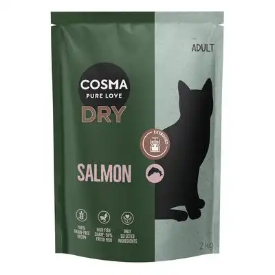Cosma Extruded salmón pienso para gatos - 2 kg - Cosma - Comparador de precios