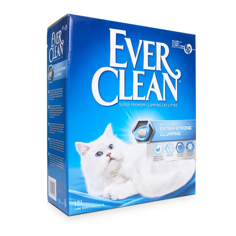 Ever Clean® Arena aglomerante extra fuerte - Sin perfume - 10 l - Ever Clean - Comparador de precios