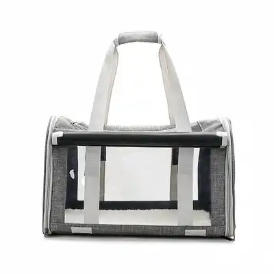 FurryFusion Bolsa de transporte para perros y gatos - Gris - Furry Fusion - Comparador de precios