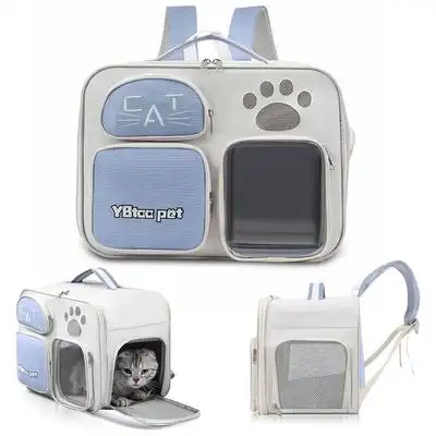 FurryFusion Mochila para perros y gatos - Azul - Furry Fusion - Comparador de precios