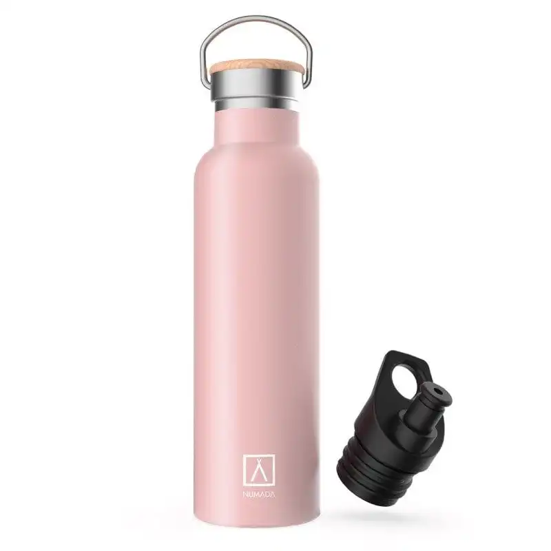 Numada Mibbot Botella Térmica Acero INOX 600ml Rosa