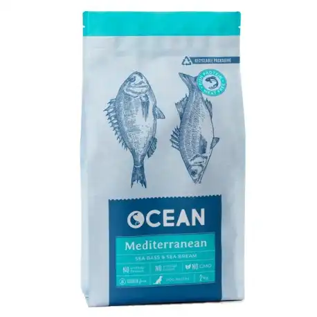 Ocean Mediterranean Pienso para Perros con Lubina y Dorada, 2 Kg - Ocean - Comparador de precios