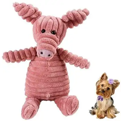 Pawffee Peluche con forma de cerdito para perros pequeños - 10×20cm - Pawffee - Comparador de precios