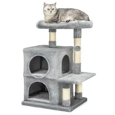Rascador Lionto para gatos, 80 cm - gris claro - Lionto - Comparador de precios