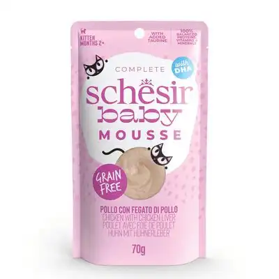 Schesir Baby Mousse 12 x 70 g - Pollo con hígado de pollo - Schesir - Comparador de precios