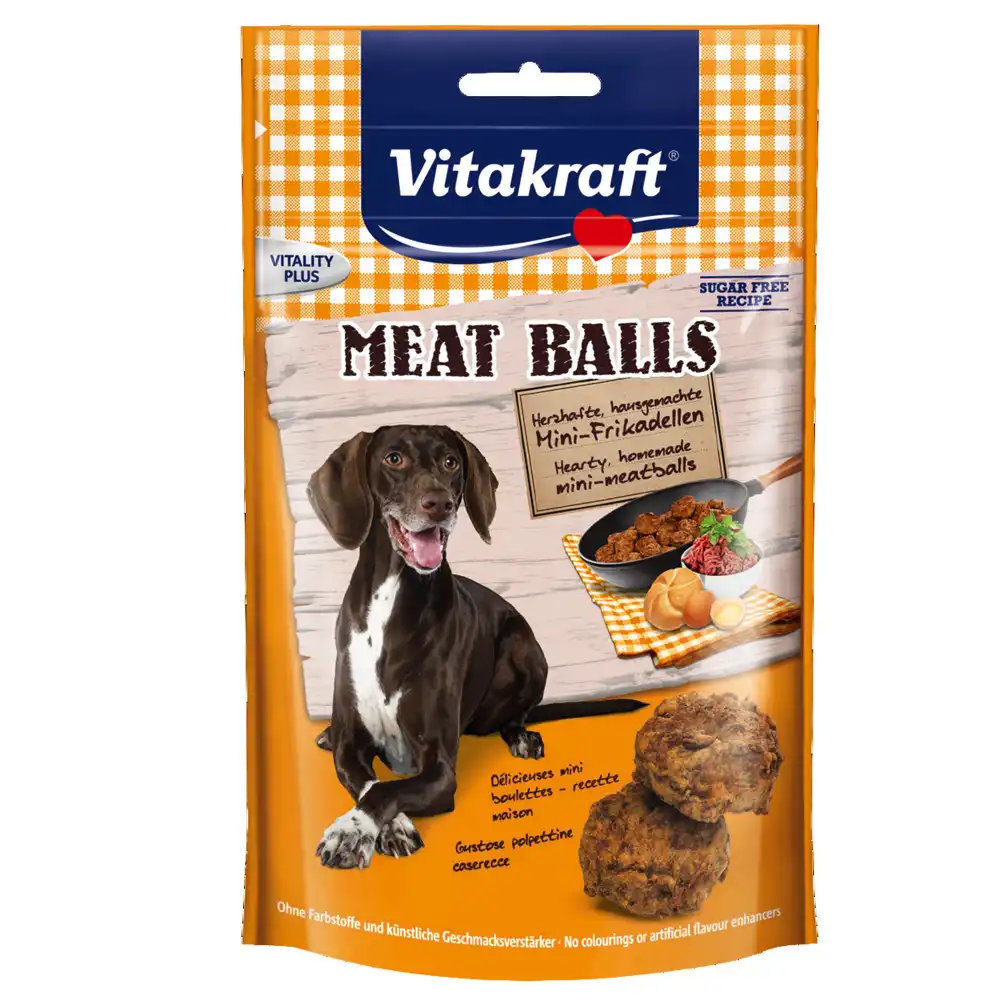 Snacks Vitakraft Meat Balls para perros - 80 g - Vitakraft - Comparador de precios