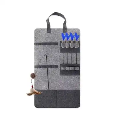 UAMLY Bolsa de almacenamiento colgante para juguetes de gato - gris - Uamly - Comparador de precios