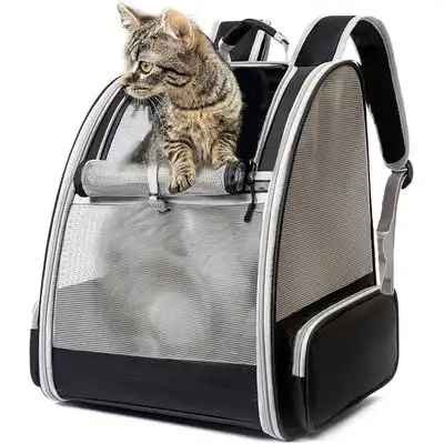 UAMLY Bolsa de viaje transpirable para gatos - negro - Uamly - Comparador de precios