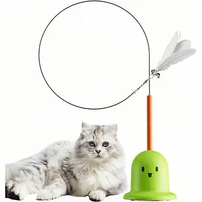 ZooVenture Caña de pescar señuelo para gatos - Verde - Zooventure - Comparador de precios