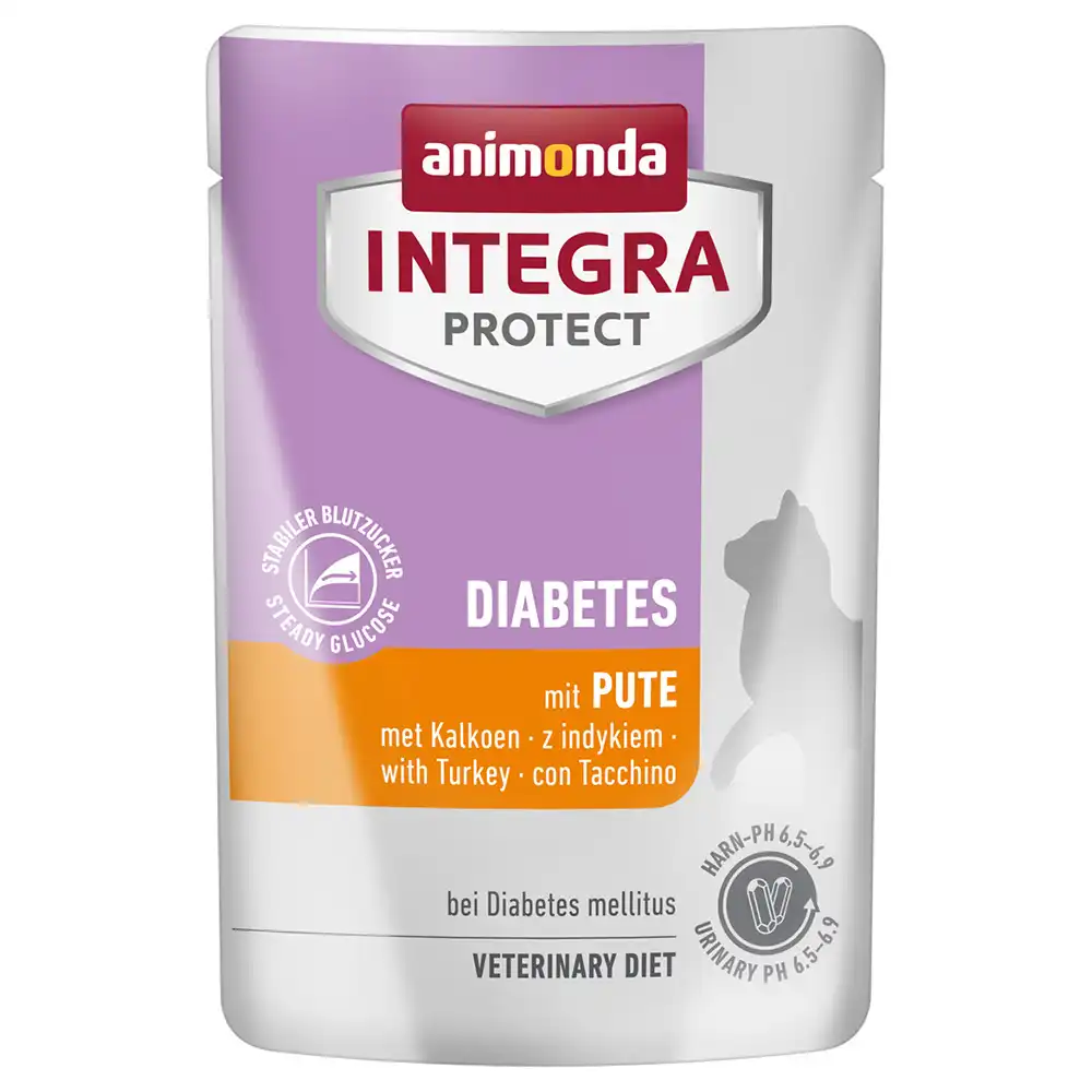 Animonda Integra Protect Adult Diabetes 24 x 85 g - Pavo