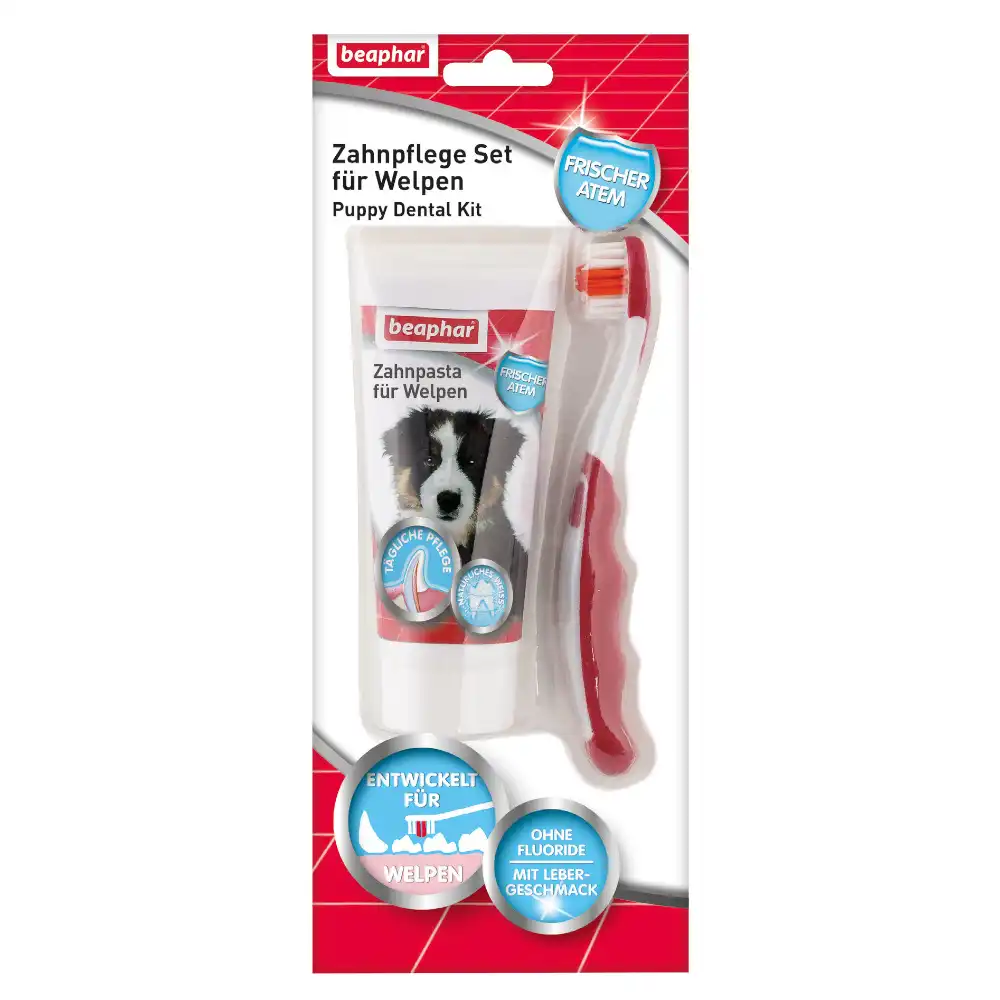 Beaphar set para la higiene dental para cachorros - 1 unidad
