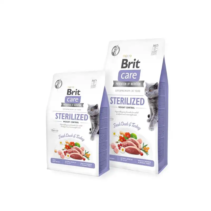 Brit care cat sterilized weight control pienso para gatos, Peso 2 Kg - Brit - Comparador de precios