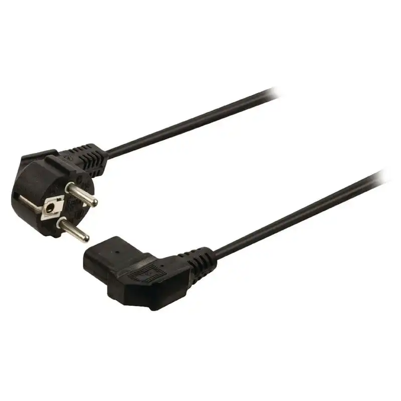 Cable de Alimentación ANGULADO Schuko - IEC de 1,8 Mts