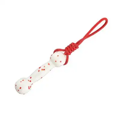 FurryFusion  para lanzar perros, mancuerna con cuerda - Rojo - Furry Fusion - Comparador de precios
