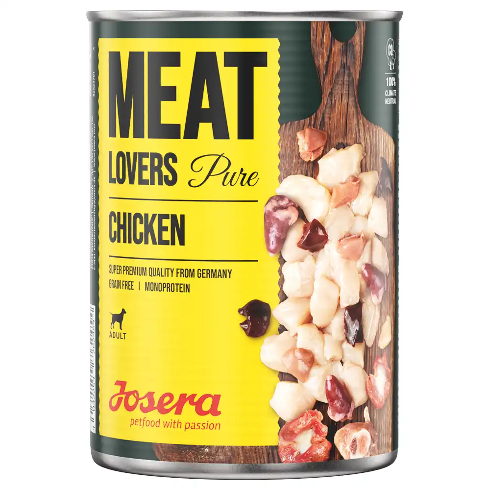 Josera Meatlovers Pure 6 x 800 g comida húmeda para perros - Pollo