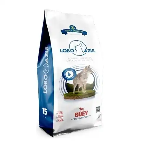 Lobo azul pienso sabor buey para perros adultos - Piensos Lobo Azul - Comparador de precios