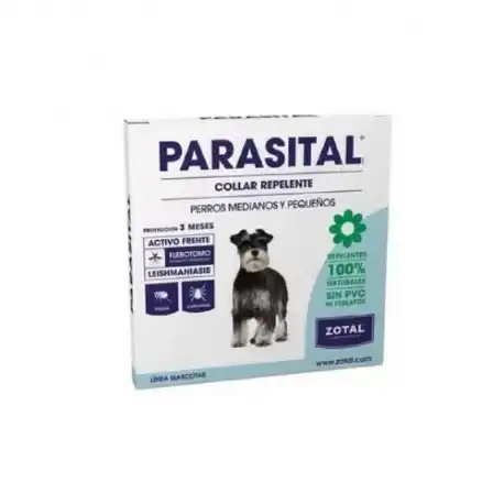 Parasital collar antiparasitario para perros 58, 0.10 kg - Zotal - Comparador de precios