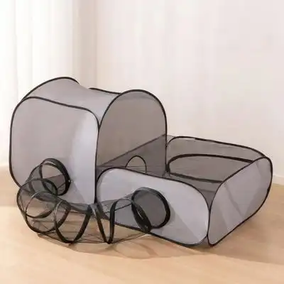 Pawffee Parque para gatitos con tienda y túnel, portátil - 1 pieza - Pawffee - Comparador de precios