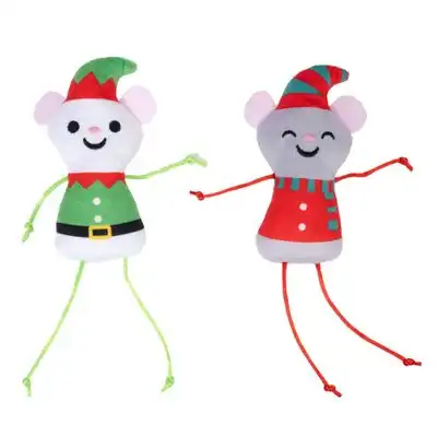 Ratones navideños zooplus exclusive - Pack de 2 - zooplus Exclusive - Comparador de precios