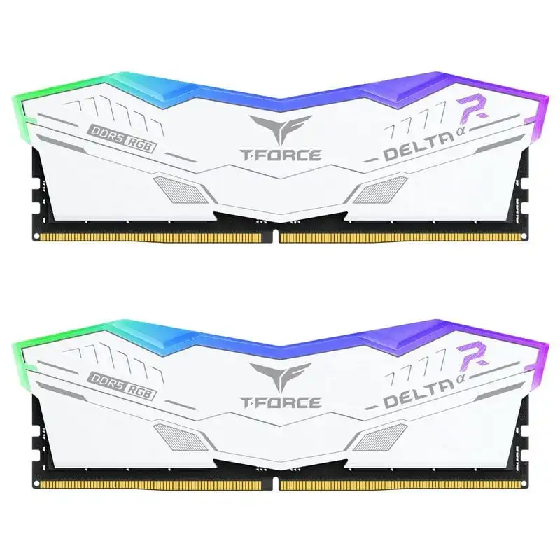 Team Group T-Force Delta Alpha DDR5 RGB 6000MHz PC5-48000 32GB 2x16GB CL38 Blanca AMD EXPO