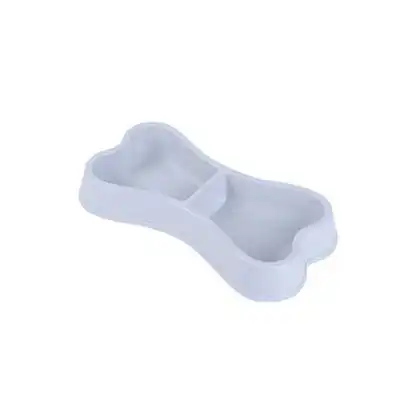 UAMLY Comederos dobles para mascotas - gris - Uamly - Comparador de precios