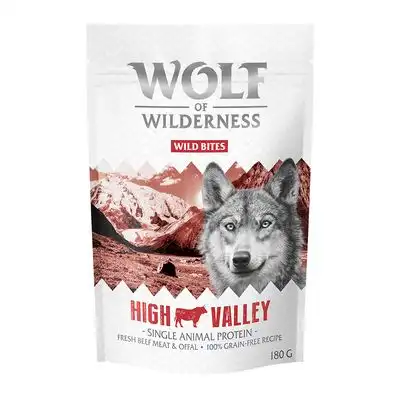Wolf of Wilderness Wild Bites 180 g - High Valley, con vacuno - Wolf of Wilderness - Comparador de precios